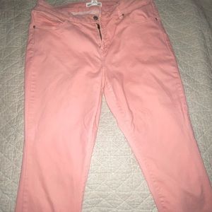 Pink jeans